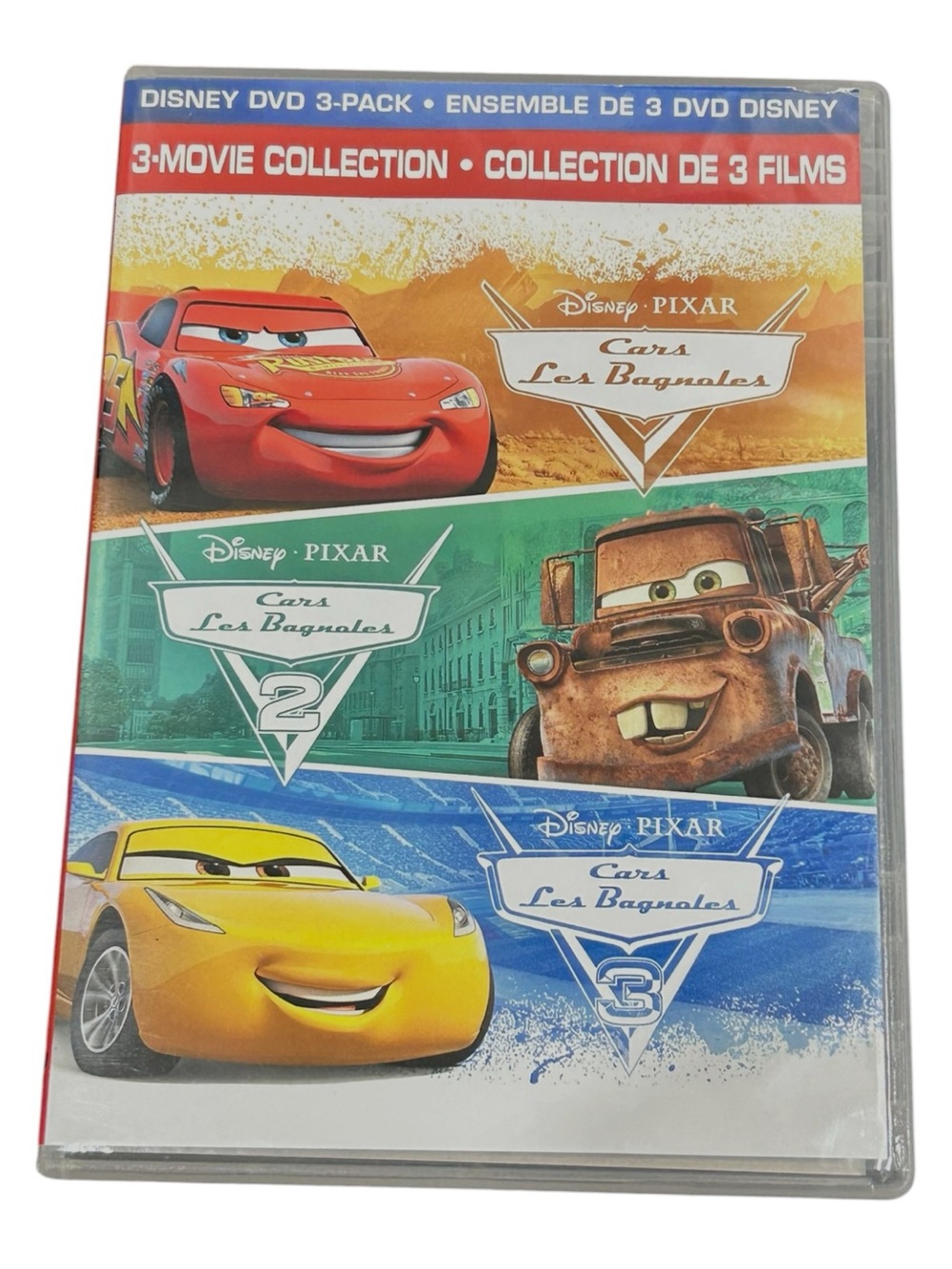 Disney Pixar Cars 3-Movie DVD Collection